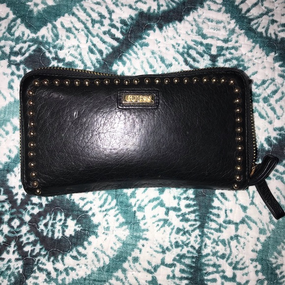 Authentic leather black GUESS ❓ Wallet - Picture 4 of 12